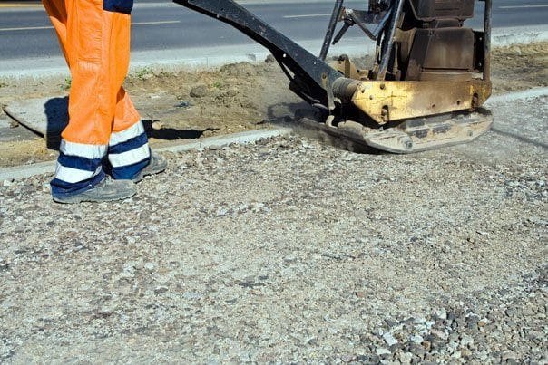 Asphalt compacting for pothole and patch repair asphalt plantation fl